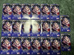 20x One Piece TCG The Azure Sea’s Seven Op-14 Sleeved Booster Pack Lot New - Image 2