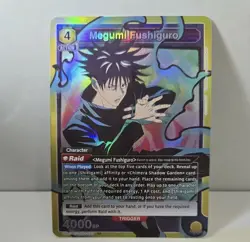 Union Arena Jujutsu Kaisen Megumi Fushiguro UE03BT/JJK-1-022 SR Near Mint - Image 1