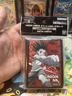 Bandai: Union Arena Hunter x Hunter Gon Sleeves 60 Ct New Sealed - Image 1
