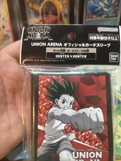 Bandai: Union Arena Hunter x Hunter Gon Sleeves 60 Ct New Sealed - Image 2