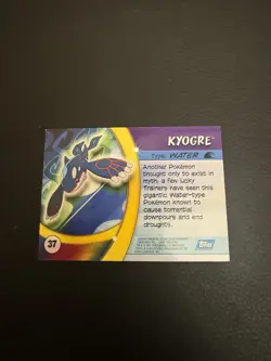 Kyogre #37 Pokemon Advanced Challenge Topps Card Non-Foil 2004 Lightly Played - Image 5