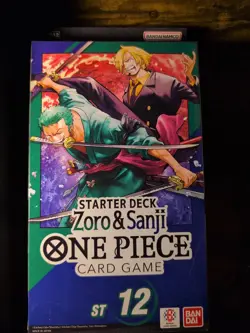 ONE PIECE CARD GAME - ZORO AND SANJI - ST12 STARTER DECK ENGLISH - Image 1