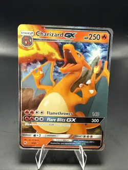 Pokemon TCG Charizard GX Holo Ultra Rare Card Hidden Fates 9/68 B - Image 1