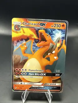Pokemon TCG Charizard GX Holo Ultra Rare Card Hidden Fates 9/68 B - Image 2