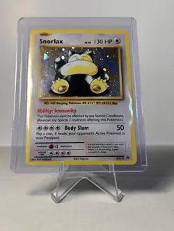 Pokemon Snorlax XY179 XY Promo Holo 130 HP Immunity Body Slam Trading Card - Image 1