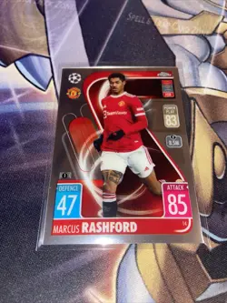 Marcus Rashford - Topps Chrome Match Attax 21/22 - Man Utd - Base Card #14 - Image 1
