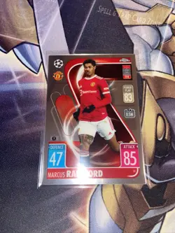 Marcus Rashford - Topps Chrome Match Attax 21/22 - Man Utd - Base Card #14 - Image 2