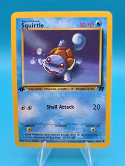 Pokemon Card - Squirtle Team Rocket 68/82 Common 1st Edition - Image 1