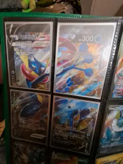 Greninja V-UNION Promo Set (4 Cards) - SWSH Pokemon NM – Black Star Promo - Image 1