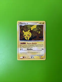 Pikachu 94/123 Mysterious Treasures Non-Holo Pokemon Card LP - Image 1
