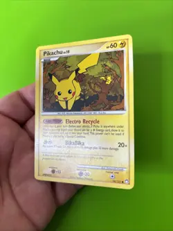Pikachu 94/123 Mysterious Treasures Non-Holo Pokemon Card LP - Image 3