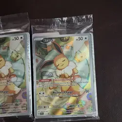 Pokemon TCG 3 Card Lot Eevee SVP 173 Promo Holo English - Image 5