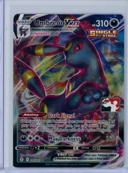 Pokemon Card Umbreon VMAX 095/203 Prize Pack Series 1 Play! Evolving Skies - Image 1