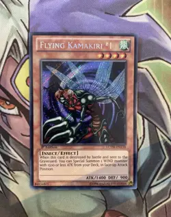 LCYW-EN238 Flying Kamakiri 1 Secret Rare 1st Edition NM Yugioh Card - Image 1