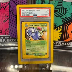 2003 Pokemon Dark Ivysaur Winner Promo #6 Graded Card - Image 1