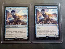 2x MTG Faerie Mastermind March of Machine Card Pair - Unplayed In Top Loaders - Image 1