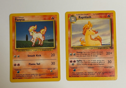 Ponyta and Rapidash Base Set Pokemon Cards 1999 - Image 1