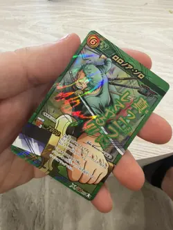 Super Ω19 Roronoa Zoro ONE PIECE Miracle Battle Carddass BANDAI Card - Image 1
