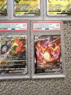 2022 Charizard V SWSH260 VMAX 261 VSTAR 262 Psa 9 Lot of 7 PROMO Pokemon Cards - Image 5
