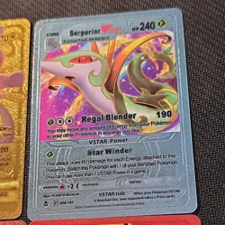 Pokemon Charizard Gold Foil Card Lot of 9 - Image 4