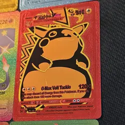 Pokemon Charizard Gold Foil Card Lot of 9 - Image 5