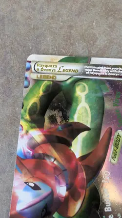 Pokemon Rayquaza & Deoxys Legend Holo Card 90/90 Undaunted Series - Image 2