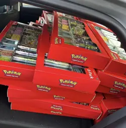 Pokemon Prismatic Evolutions Mini Tins + Promo Cards Brand New - Image 1
