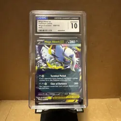 CGC 10 Mega Absol ex 086/132 Holo Mega Evolution Pokemon Card - Image 1