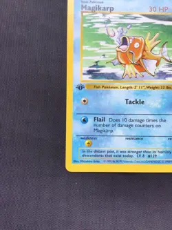 Pokemon Cards: Base Set 1st Edition Uncommon: Magikarp 35/102 - Image 5