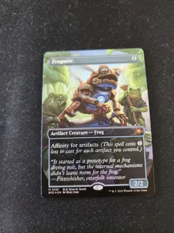 Frogmite (Borderless Foil) - SPG M 0061 - Bloomburrow Special Guest - M/NM - Image 1
