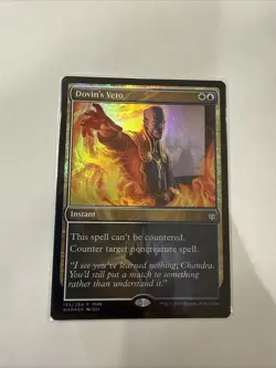Dovin's Veto Foil FNM Promo, MTG, Near Mint, Free Shipping - Image 1