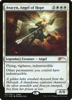Avacyn, Angel of Hope -Foil Light Play MTG Promos: Judge - Image 1
