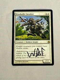 MTG Kinsbaile Cavalier Artist Proof and Signature Signed Reynolds - Image 1