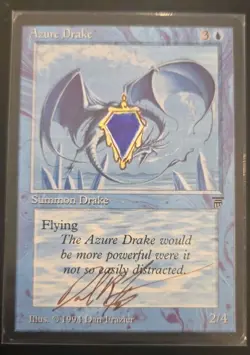 Magic MTG 1/1 Mox Set Altered And Signed By Dan Frazier - Image 2