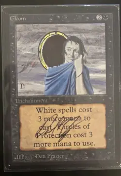 Magic MTG 1/1 Mox Set Altered And Signed By Dan Frazier - Image 3