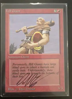 Magic MTG 1/1 Mox Set Altered And Signed By Dan Frazier - Image 4