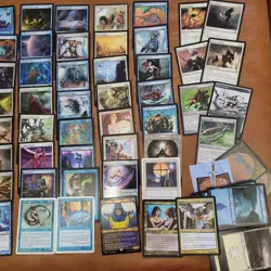Whole COMMANDER Magic Deck - Heaven to Earth Games = Toxic Poison infect W/U MTG - Image 2