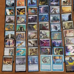 Whole COMMANDER Magic Deck - Heaven to Earth Games = Toxic Poison infect W/U MTG - Image 3