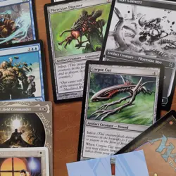 Whole COMMANDER Magic Deck - Heaven to Earth Games = Toxic Poison infect W/U MTG - Image 5