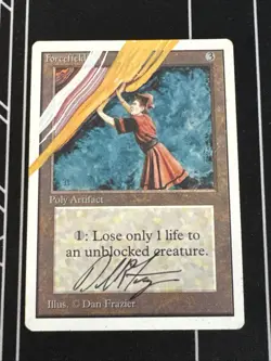 Forcefield Unlimited MTG Magic The Gathering Signed Altered - Image 1