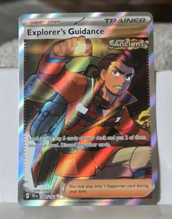 Pokemon Explorer's Guidance Ultra Rare Temporal Forces 200/162 NM - Image 1