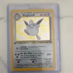 Pokemon Wigglytuff 1st Edition Jungle Holo Rare 16/64 80 HP 1999 WOTC English - Image 1