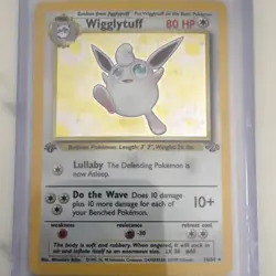 Pokemon Wigglytuff 1st Edition Jungle Holo Rare 16/64 80 HP 1999 WOTC English - Image 3