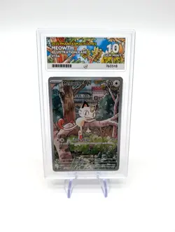 Pokemon TCG Meowth 106/094 Phantasmal Flames Ace 10 GEM MINT - Image 1