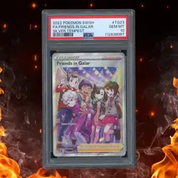 Pokemon Silver Tempest FRIENDS IN GALAR TG23/TG30 PSA 10 - Image 1