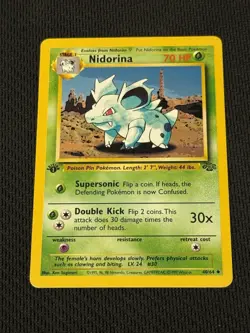 Nidorina 40/64 Pokemon 1st Edition Jungle - Image 1