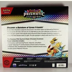 Pokemon TCG Scarlet & Violet Prismatic Evolutions Poster Collection Box - Image 2