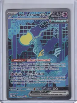 Pokemon TCG Iron Crown Ex 158/131 SIR Prismatic Evolutions NM - Image 1