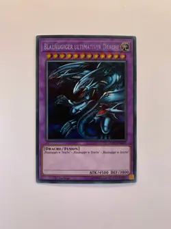 Yugioh Karte: Blauaugiger Ultimativer Drache (LCKC-DE057) - Secret Rare, Deutsch - Image 3