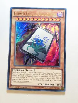 Yugioh Flower Cardian Paulownia DRL3-EN034 Ultra Rare 1st Edition - Image 1